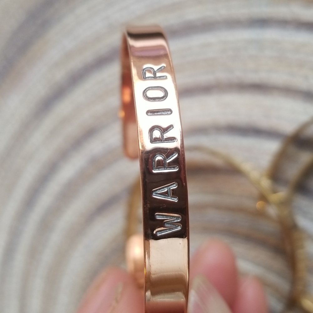 Warrior Copper Cuff Bracelet